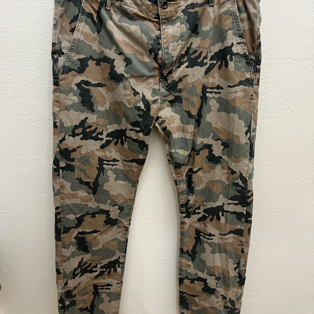 Levi's Green and Brown Cargo Pants Outdoor Adventure
